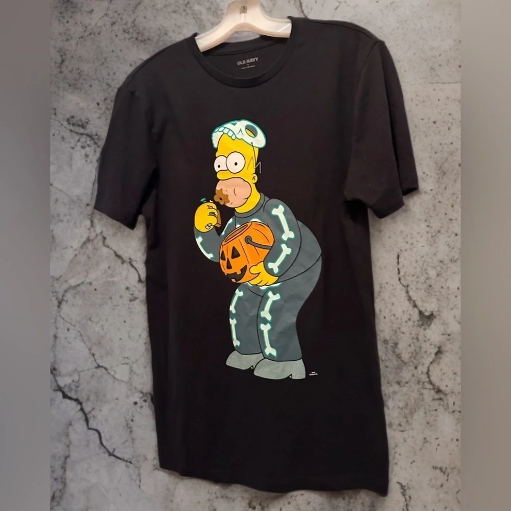 Old Navy Unisex Homer Candy Feast Treehouse Of Horror Halloween Shirt Size S - Picture 4 of 5
